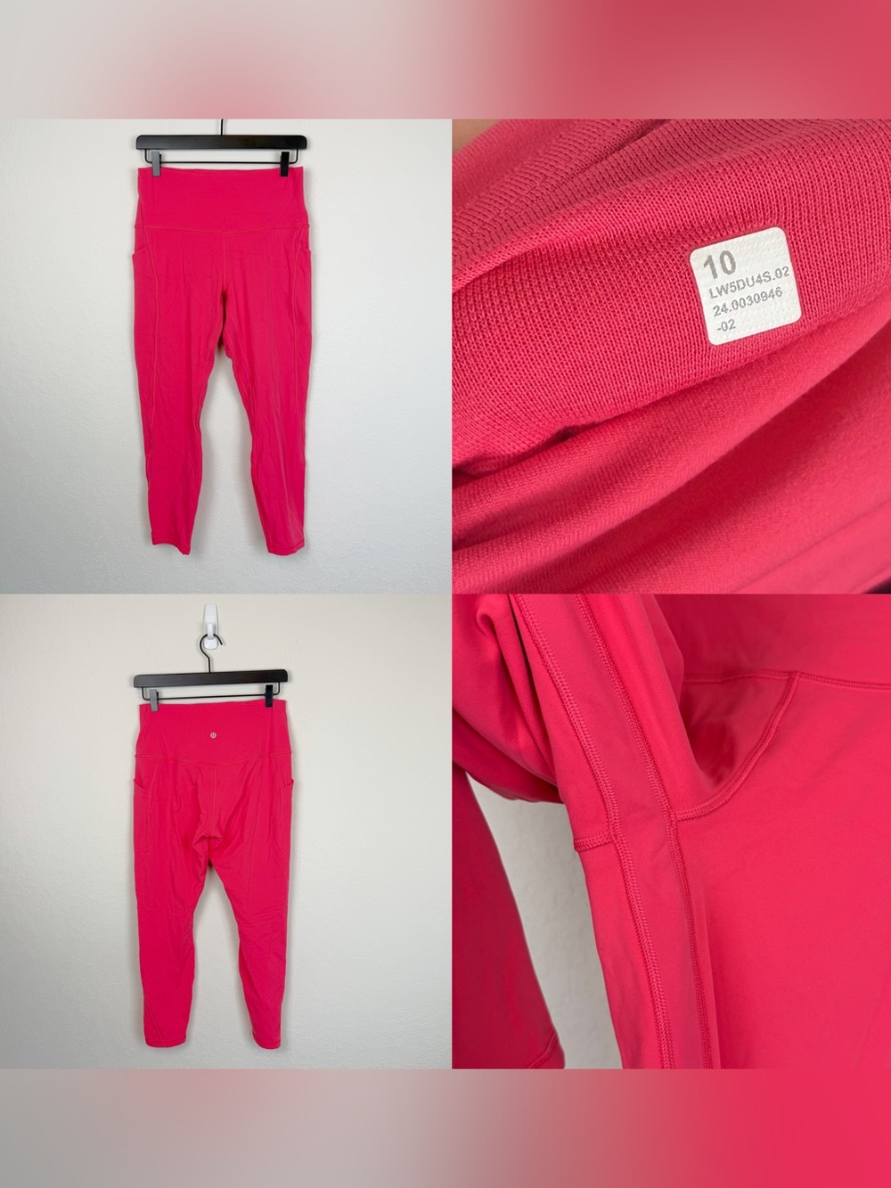 •LULULEMON• Align High-Rise Pant with Pockets 25" Lip Gloss Size 10